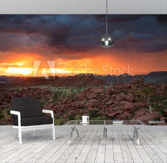 Afbeeldingen van Sunset in the wet season Damaraland